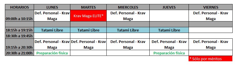 Horarios Adultos 06 08 2026